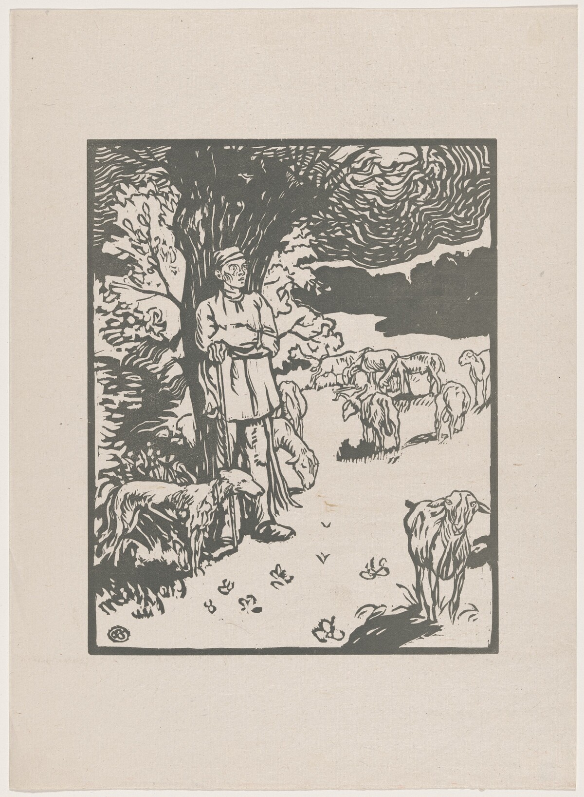 L'orage by Georges Jeanniot