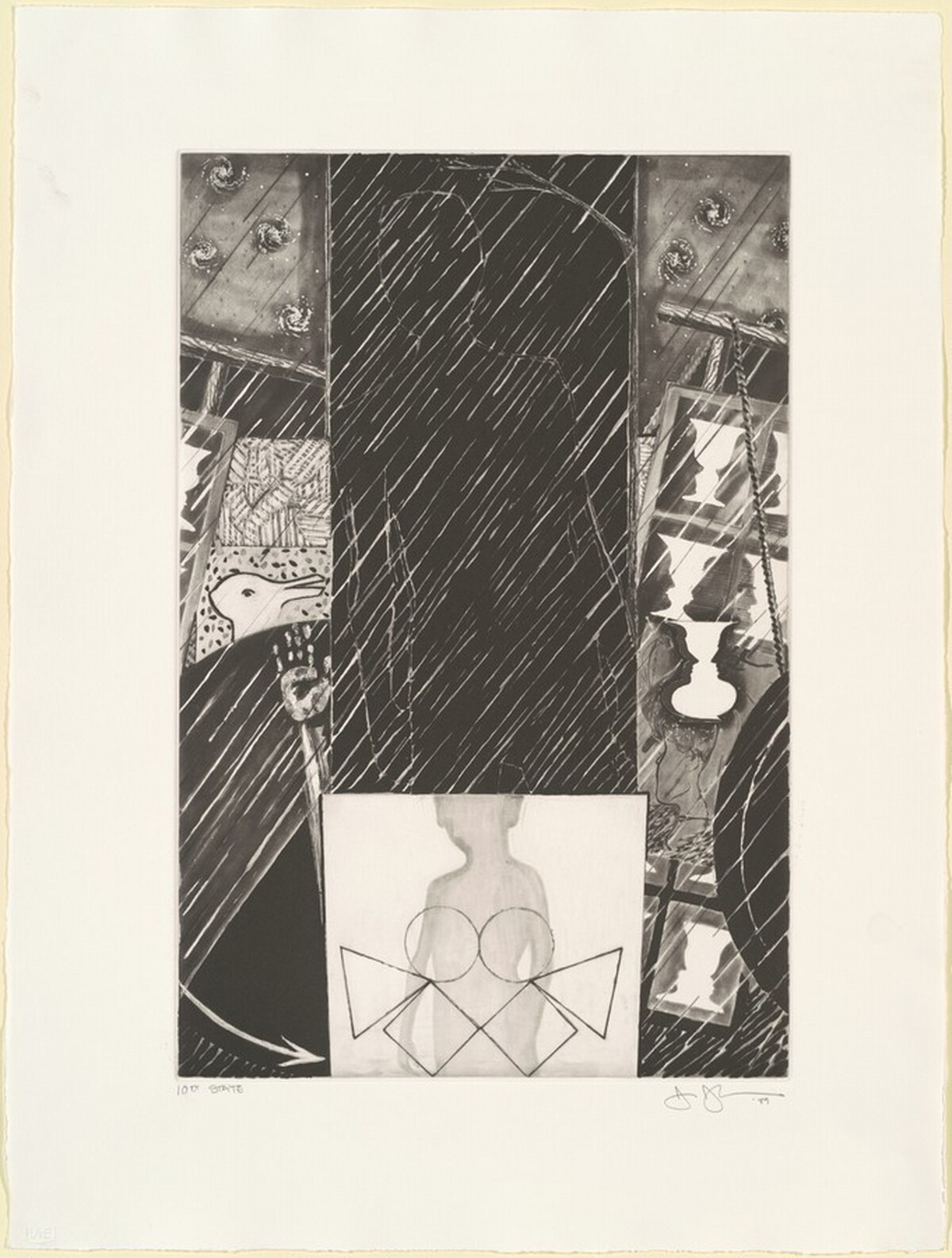 The Seasons (Spring) [state proof of 10th state] by Jasper Johns