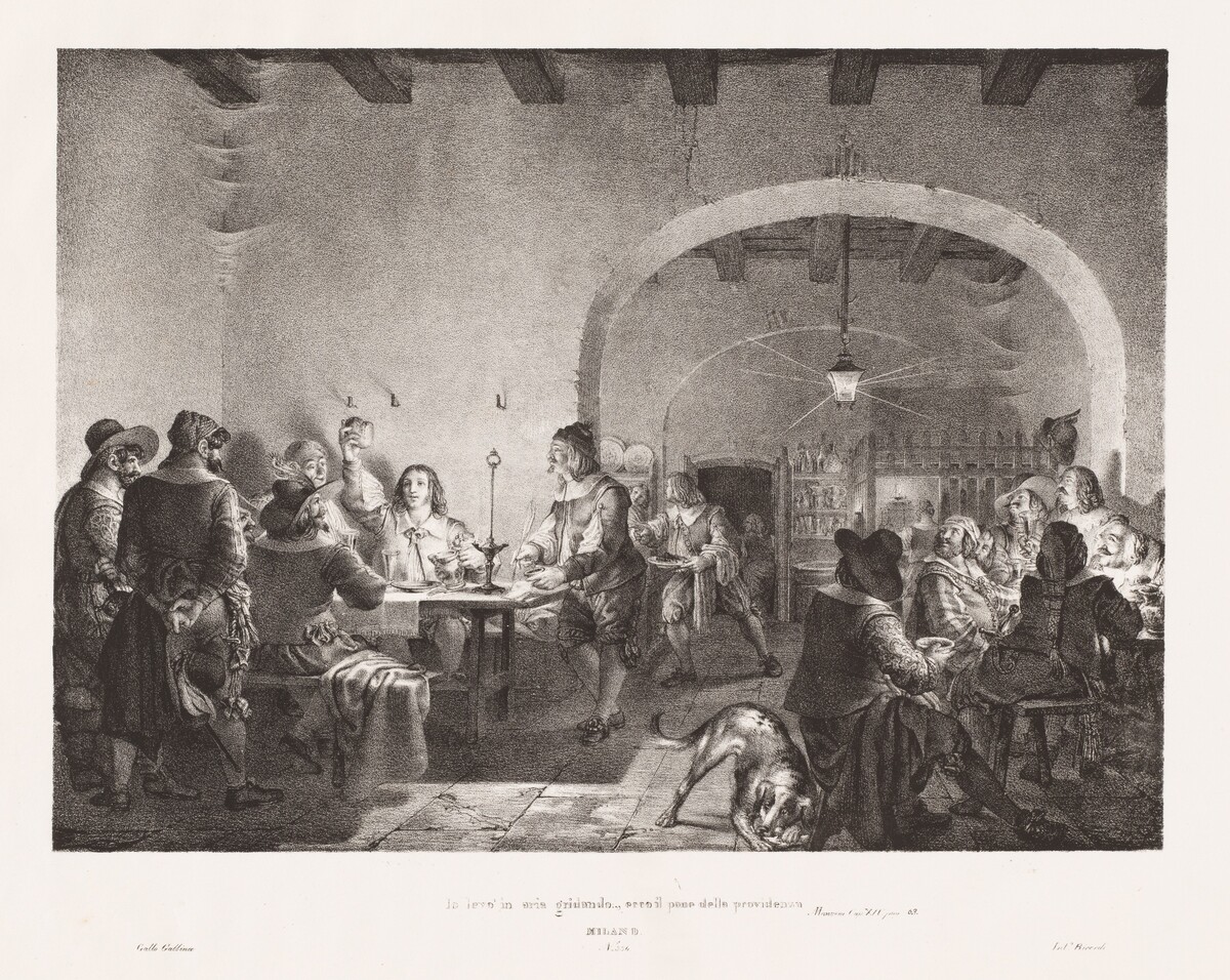 lo levò in aria gridando, ecco il pane della providenza (I Held It Aloft and Cried, "Behold the Bread of Divine Providence!") by Gallo Gallina