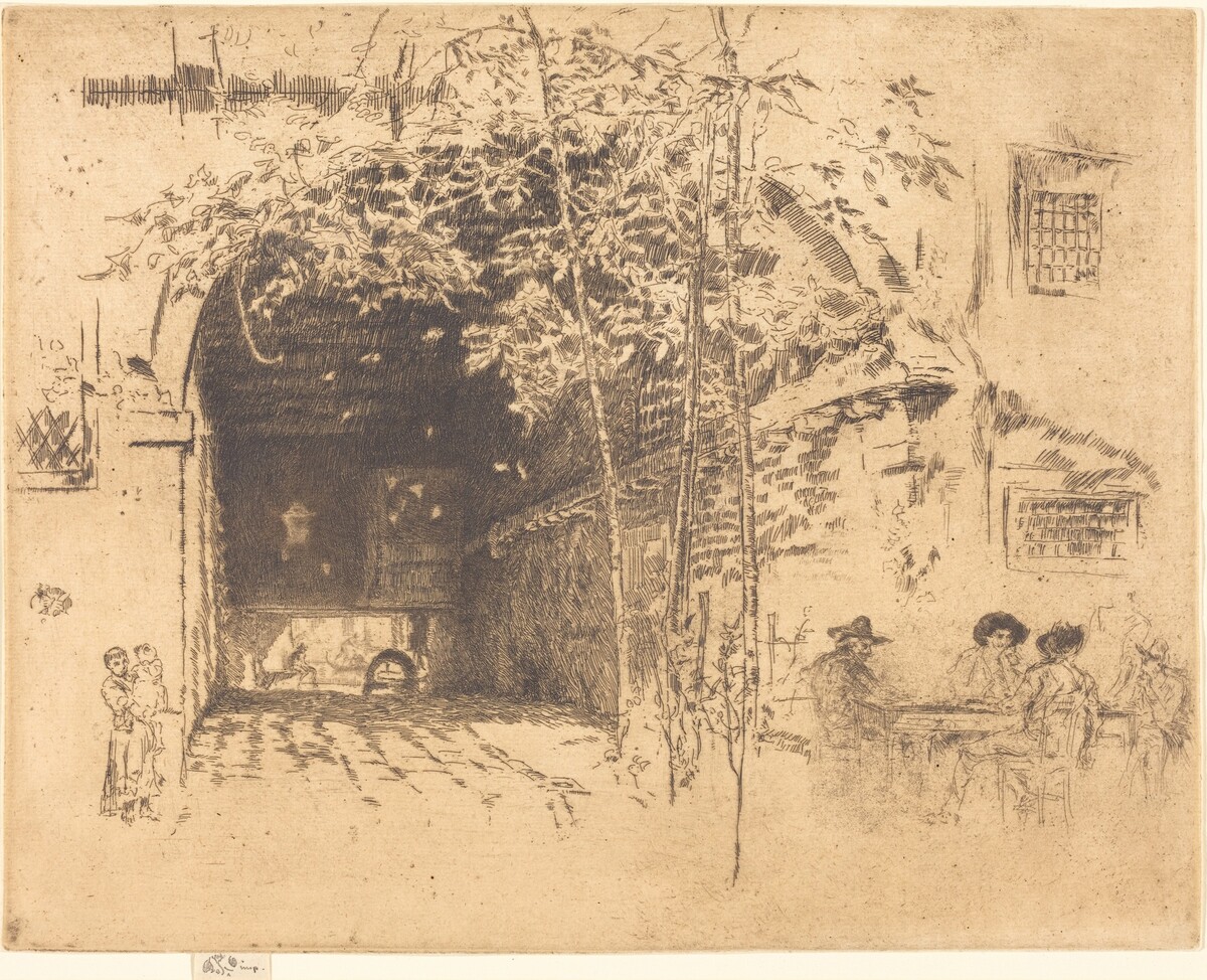 The Traghetto, No.II by James McNeill Whistler