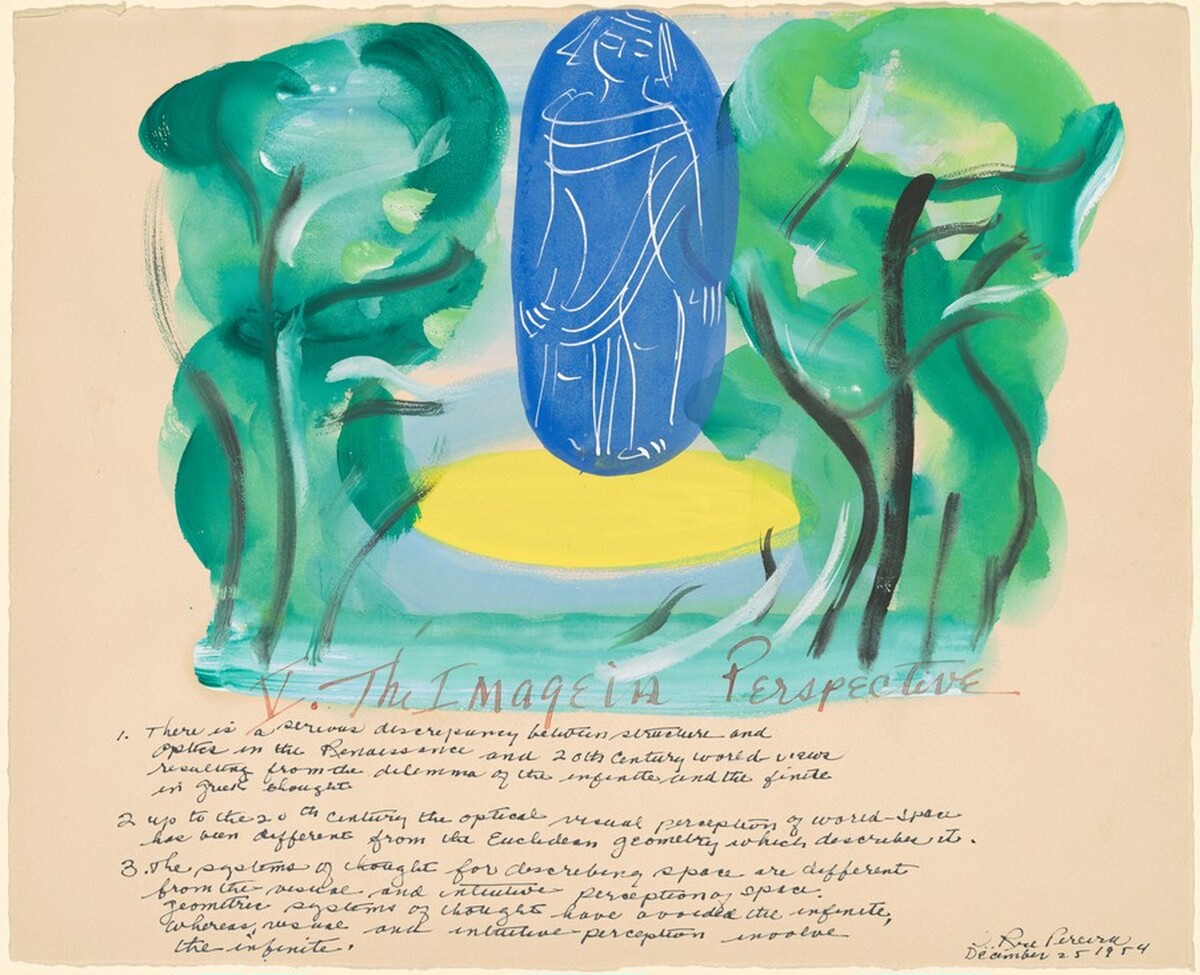Study for "The Lapis", V. The Image in Perspective by I. Rice Pereira