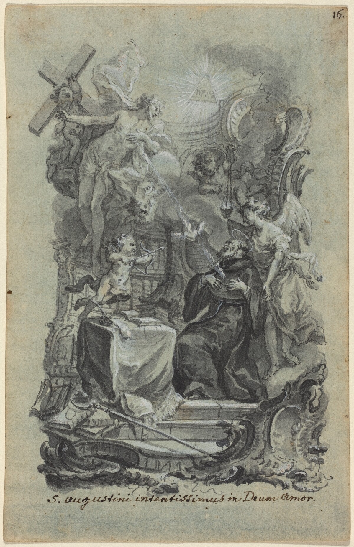 Saint Augustine's Zealous Love of God by Joseph Christ
