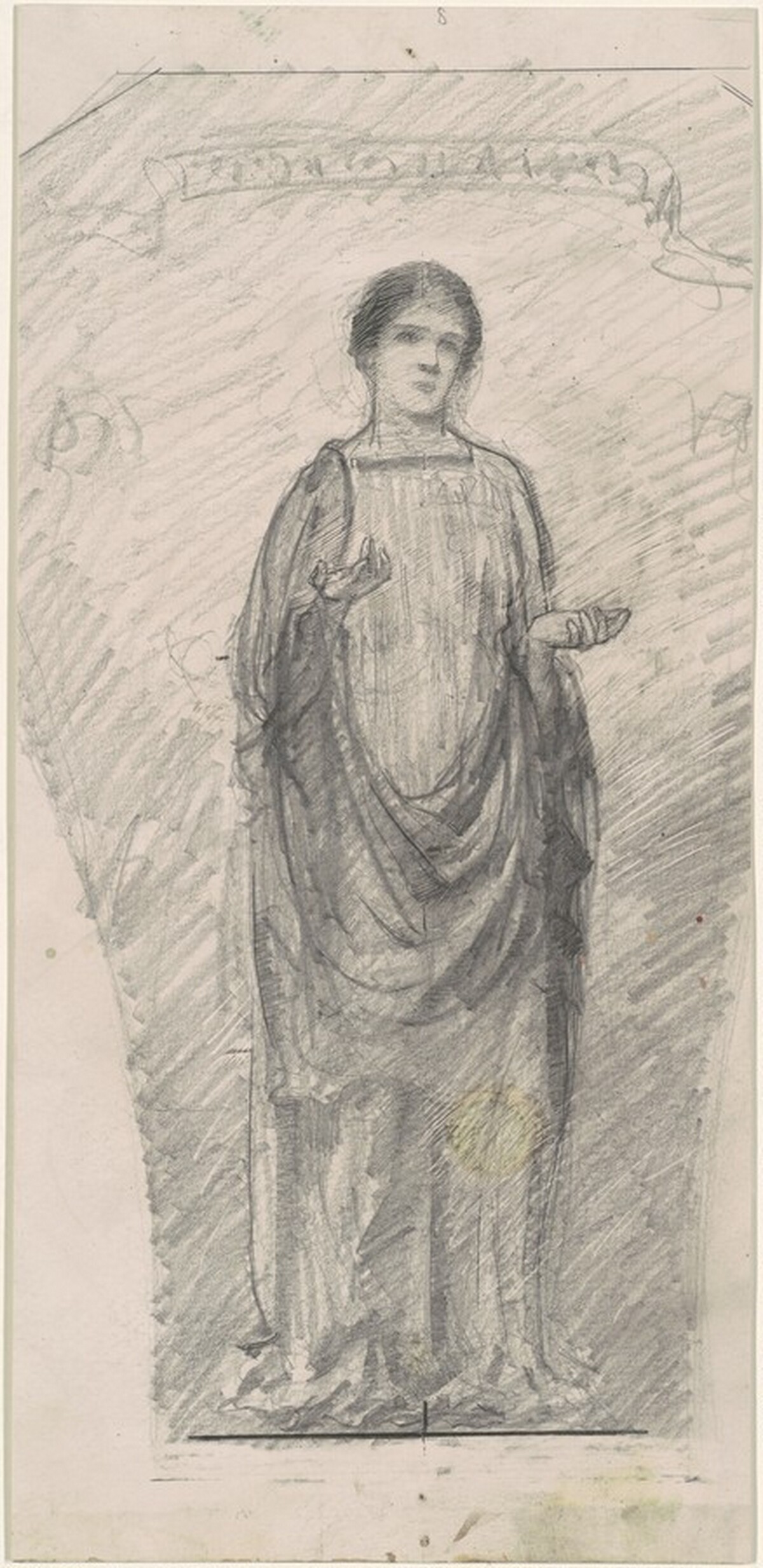 Female Figure in a Classical Costume by Augustus Vincent Tack