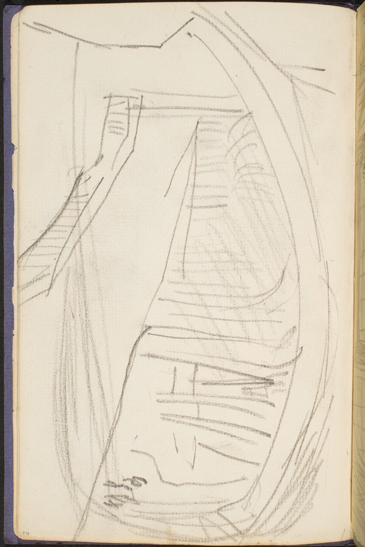 Hallenarchitektur (Vaulted Architecture) [p. 14] by Max Beckmann