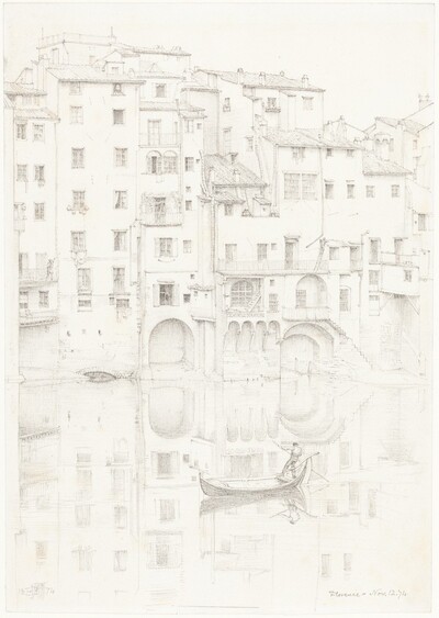 A View of the Arno, Florence