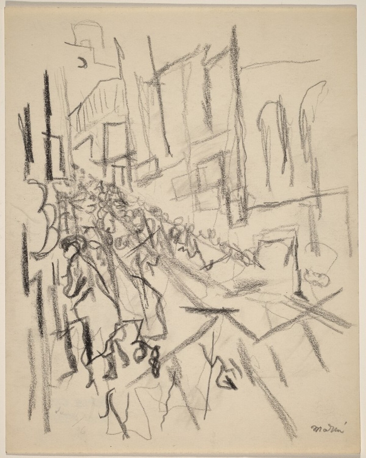 New York City Street Movement by John Marin
