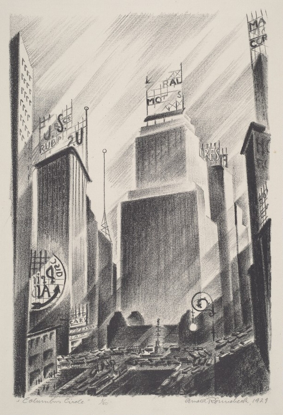 Columbus Circle by Arnold Rönnebeck