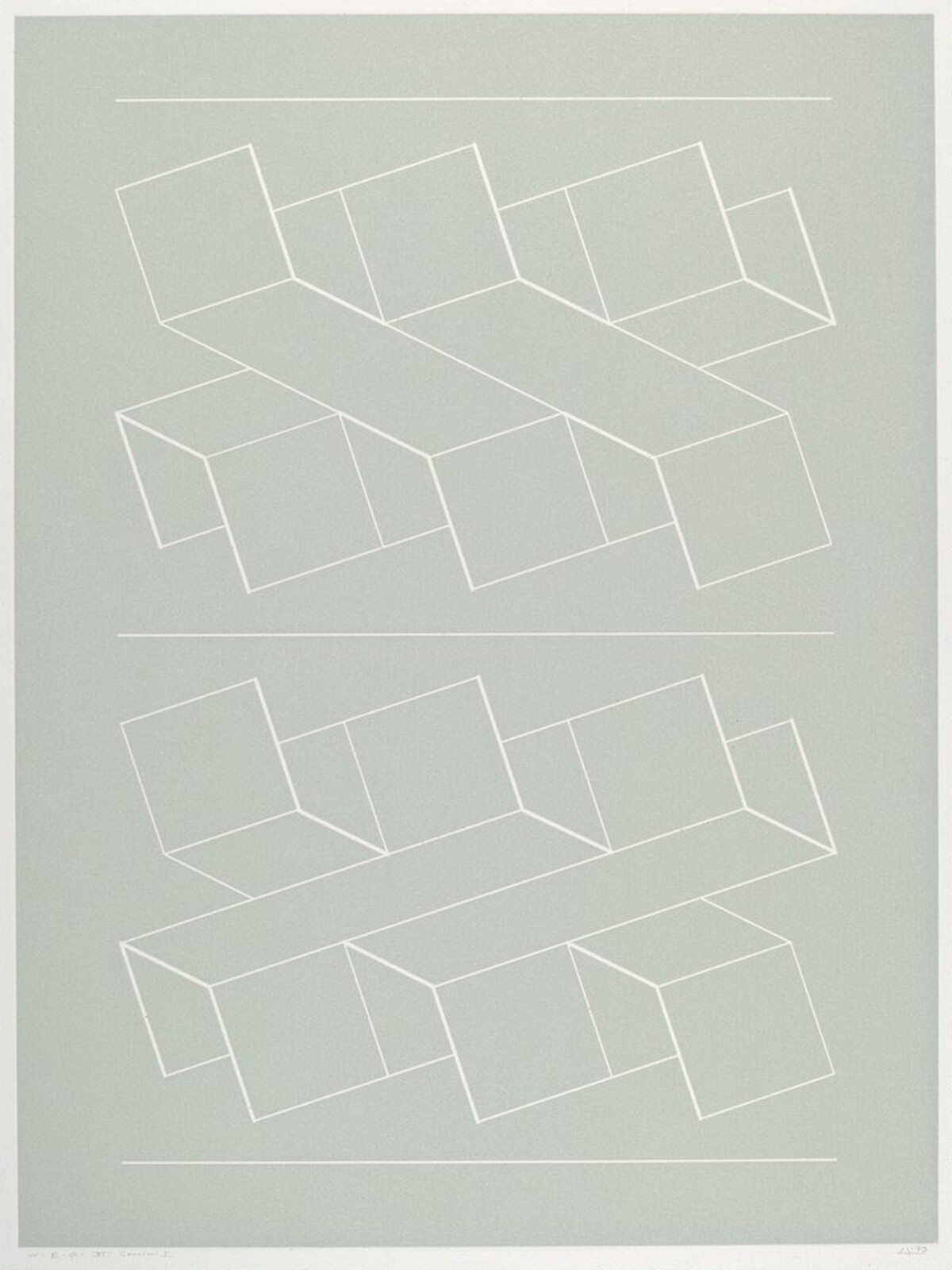 WEG XI by Josef Albers