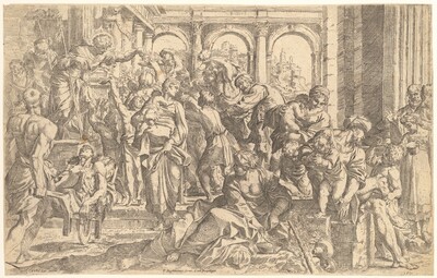 Saint Roch Distributing Alms