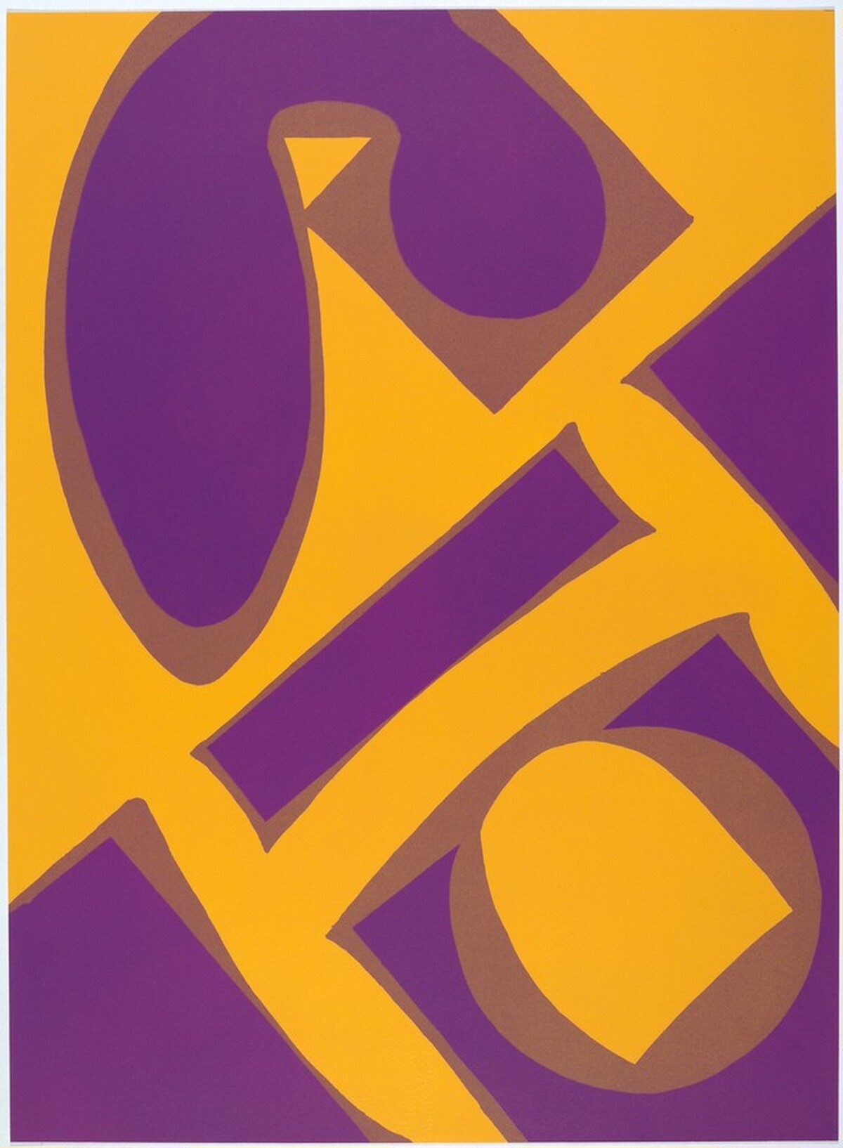Yellow and Purple by George Sugarman