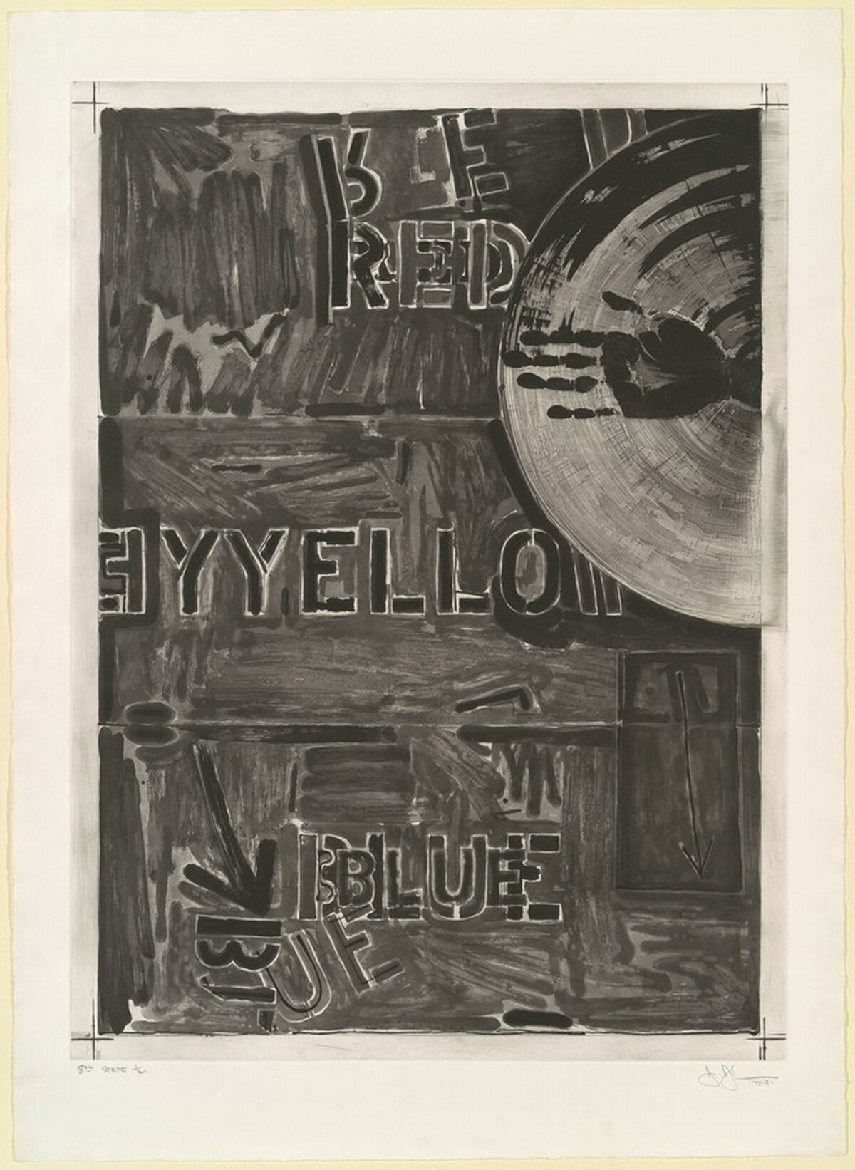 Periscope [state proof of 8th state] by Jasper Johns