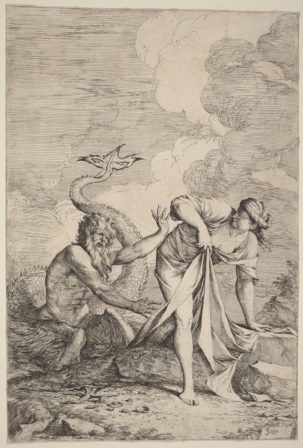 Glaucus and Scylla by Salvator Rosa