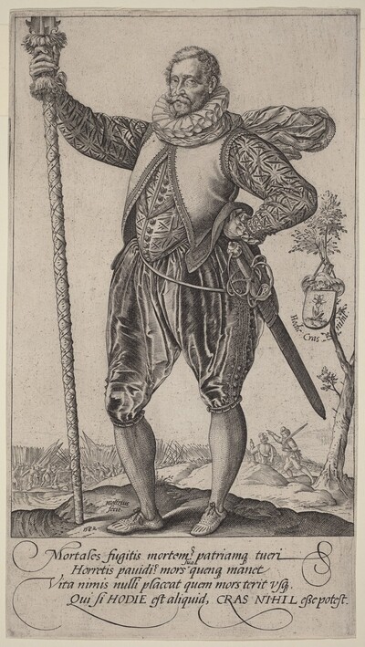A Pike-Man Turned to the Left