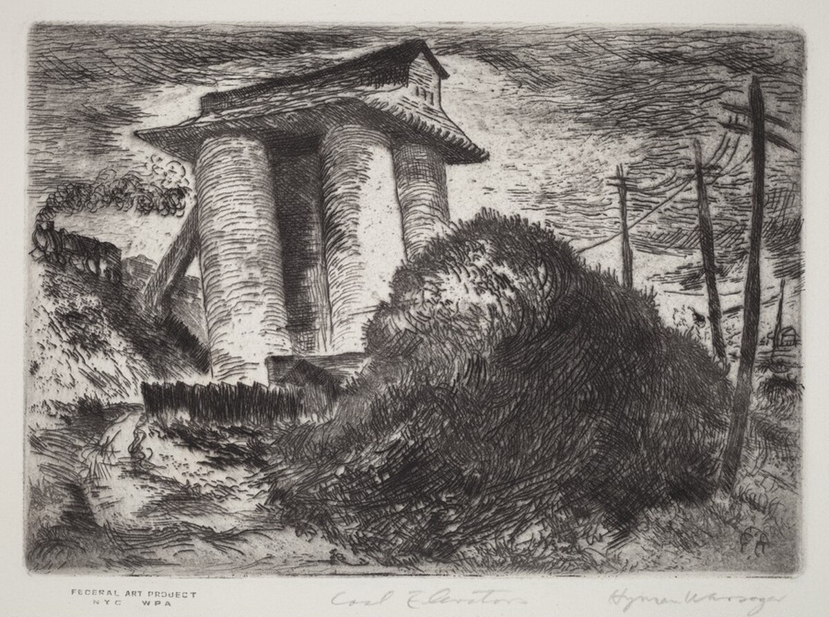 Coal Elevator by Hyman J. Warsager