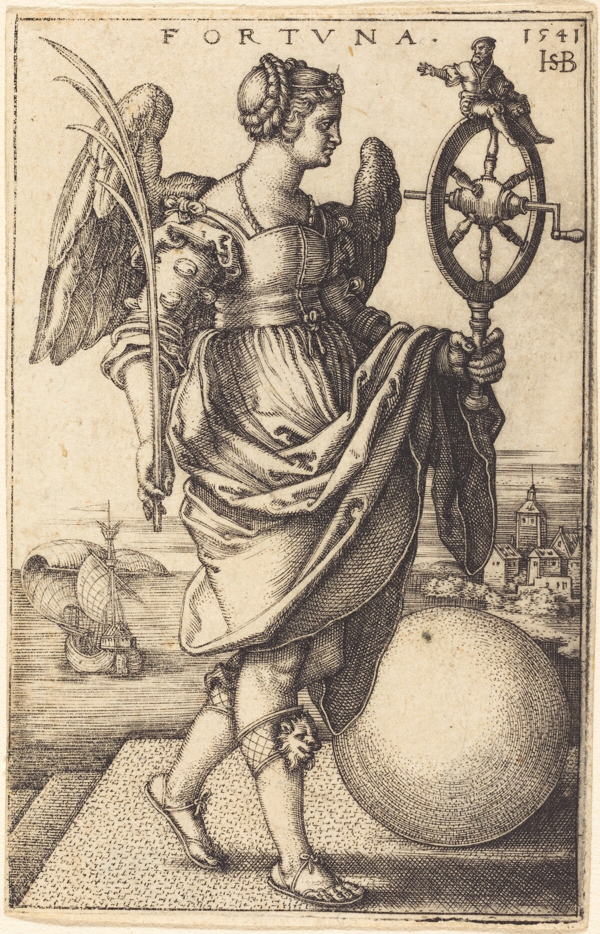Fortuna (Fortune) by Sebald Beham