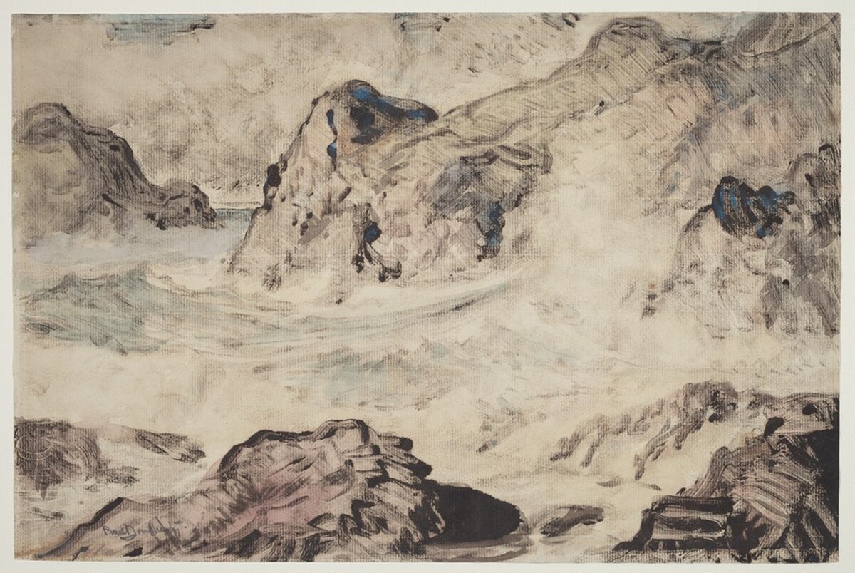 Untitled (Rocky Shore) by Paul Dougherty