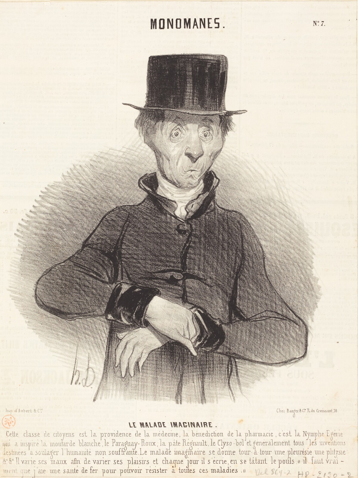 Le Malade imaginaire by Honoré Daumier