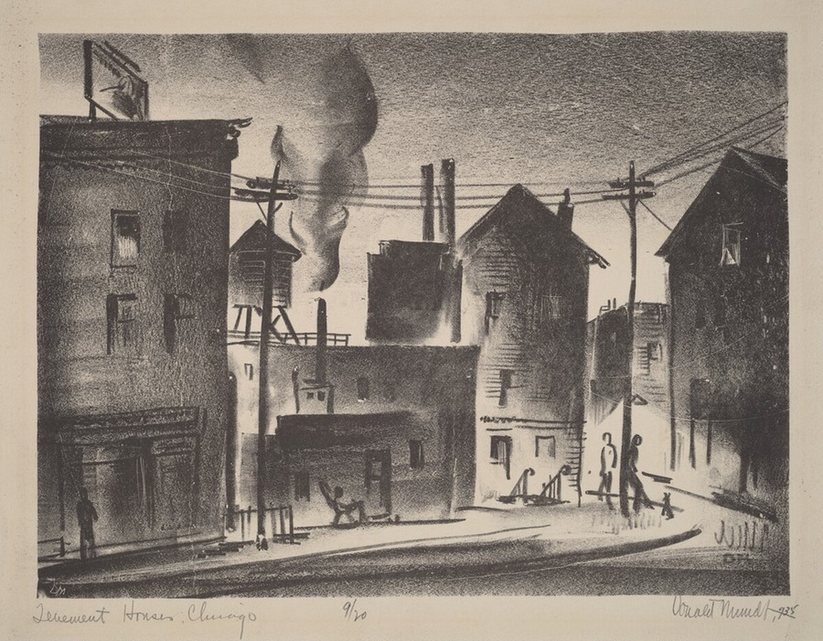 Tenement Houses, Chicago by Donald Mundt