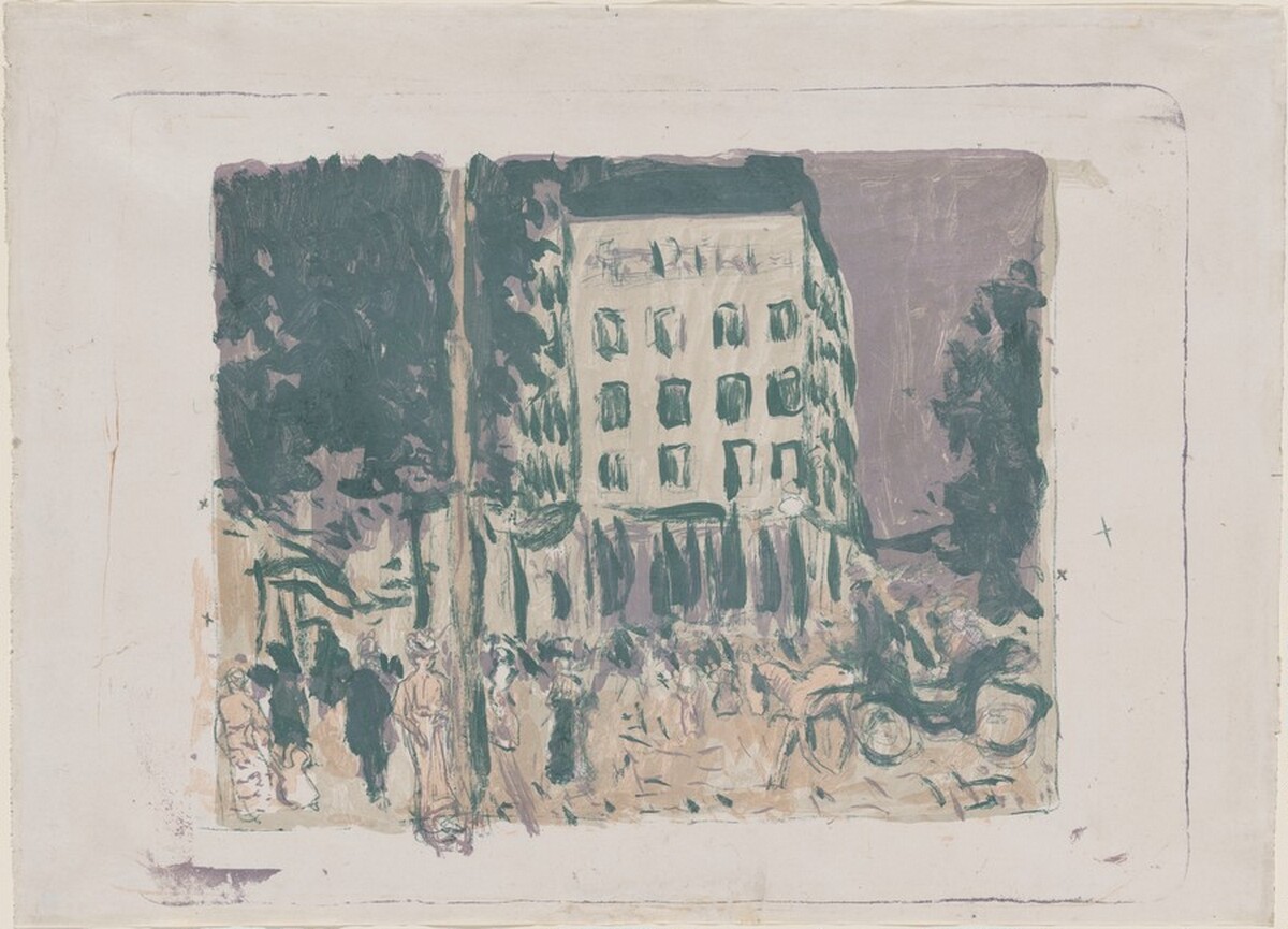 The Boulevards (Les Boulevards) by Pierre Bonnard