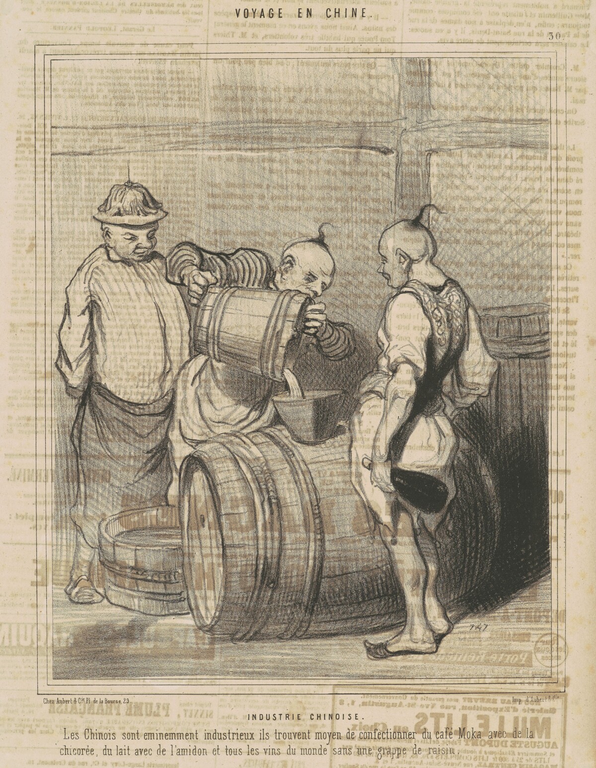 Industrie chinoise by Honoré Daumier