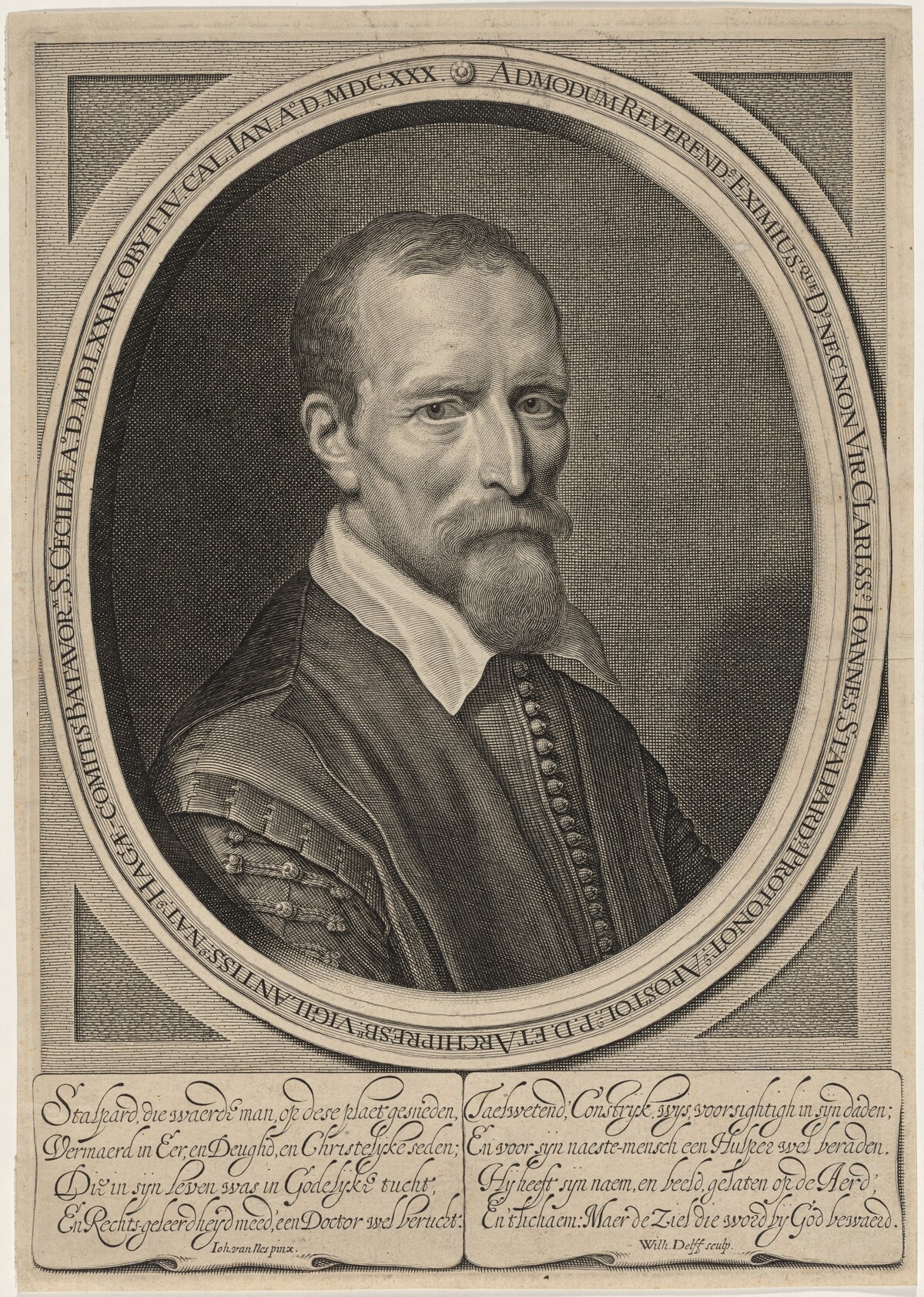 Johannes Stalpard by Willem Jacobsz Delff after Johan Dircksz van Nes
