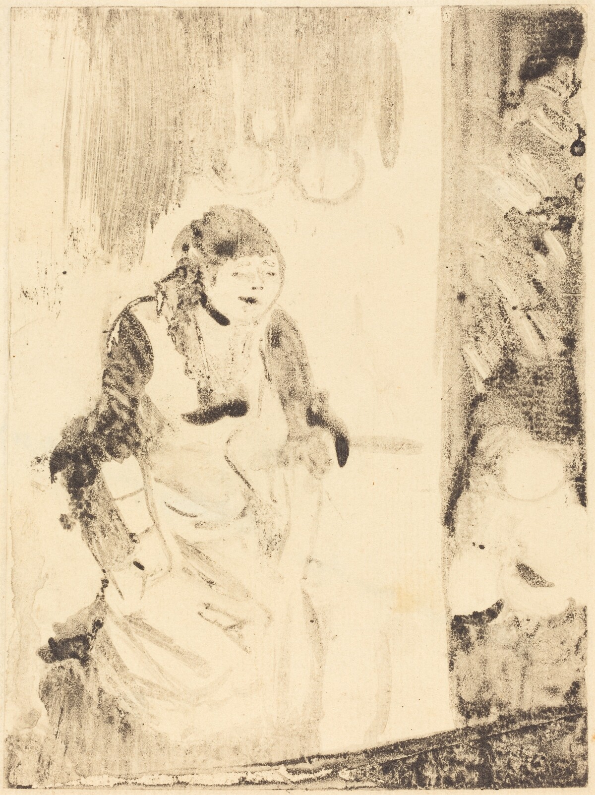 Mlle Bécat by Edgar Degas