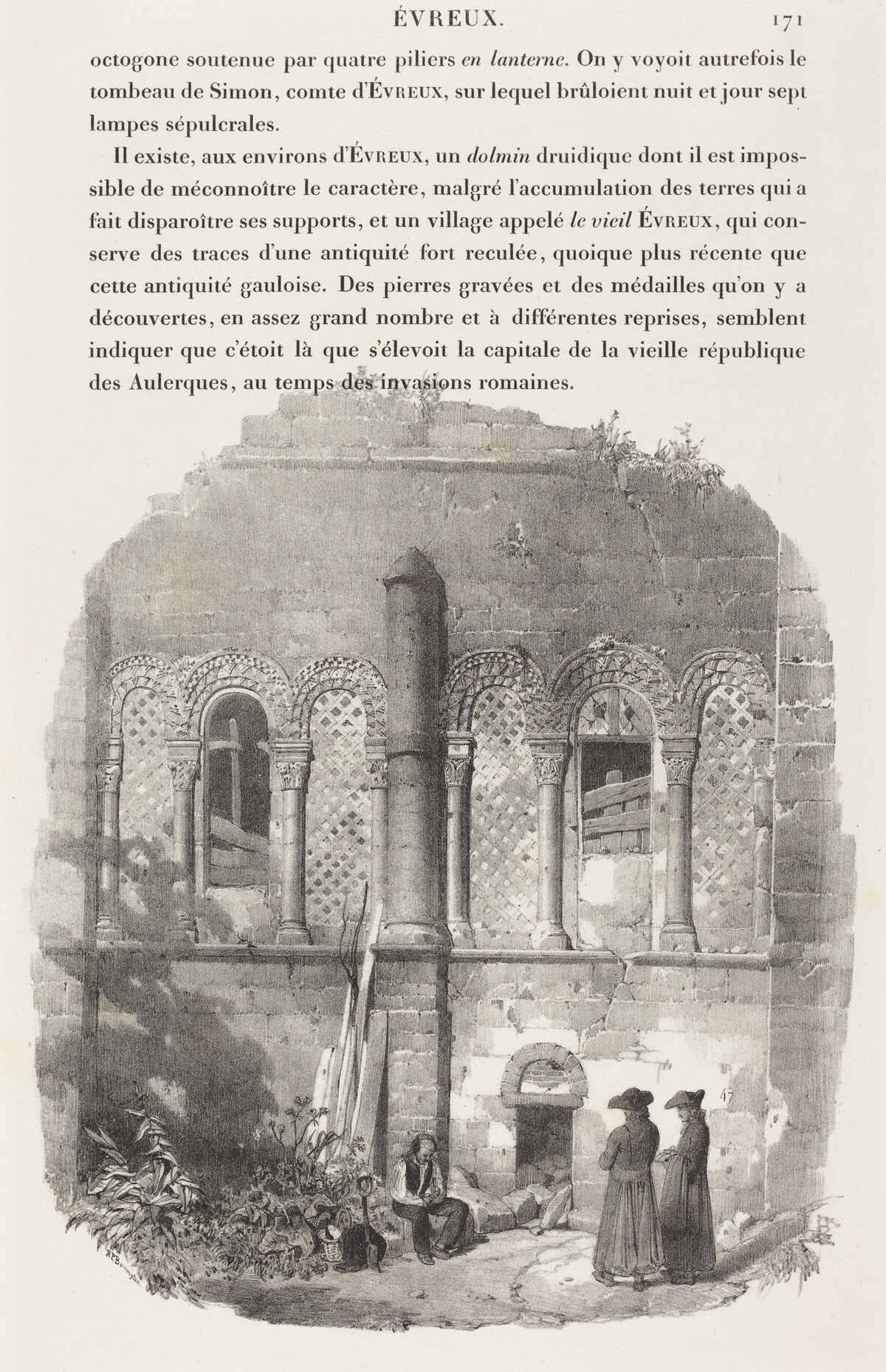 Eglise de Saint-Taurin, Evreux by Richard Parkes Bonington