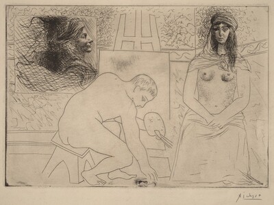 Painter Picking up His Brush