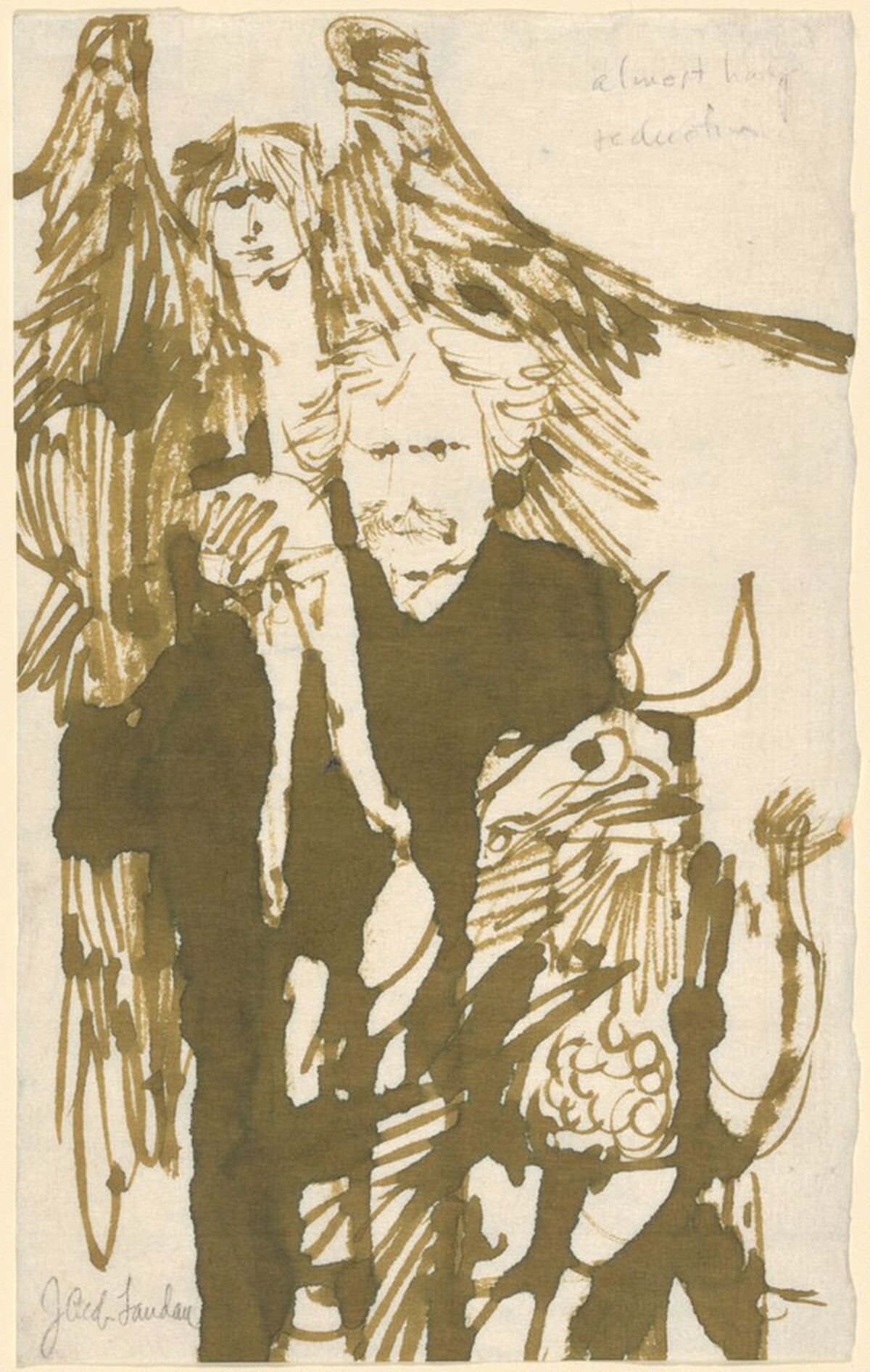 Study related to Samuel Clemens by Jacob Landau