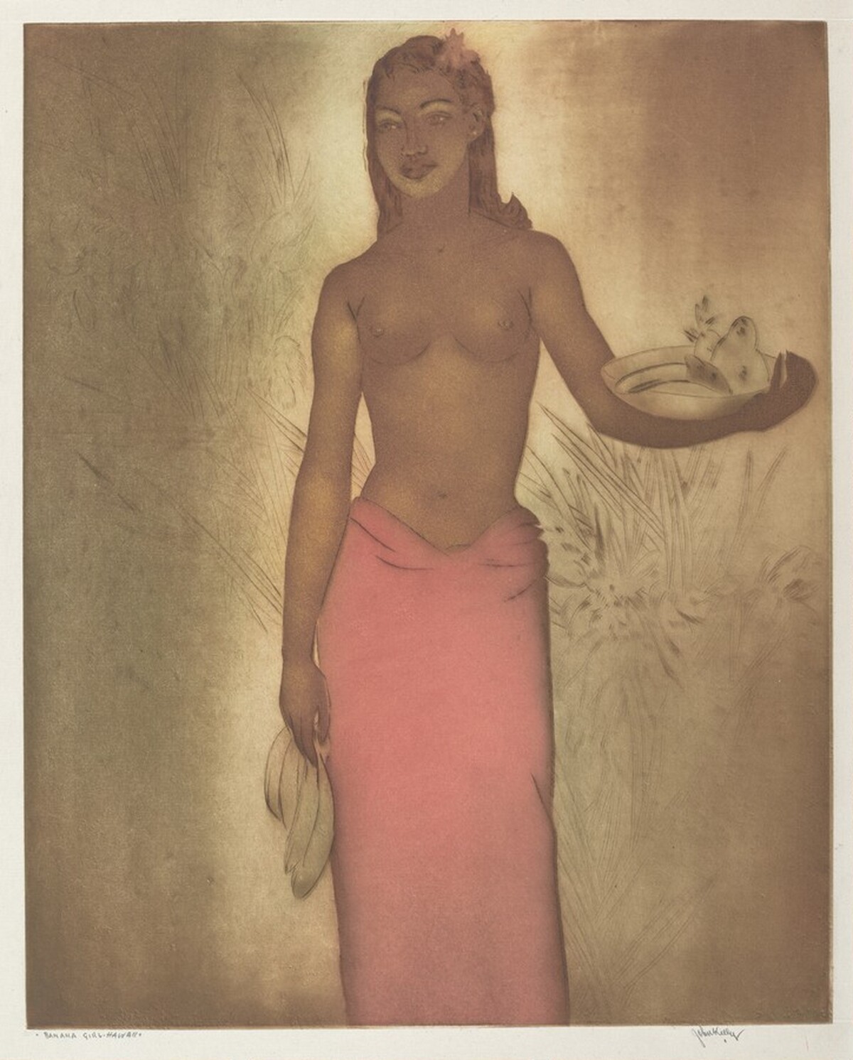 The Banana Girl by John Melville Kelly