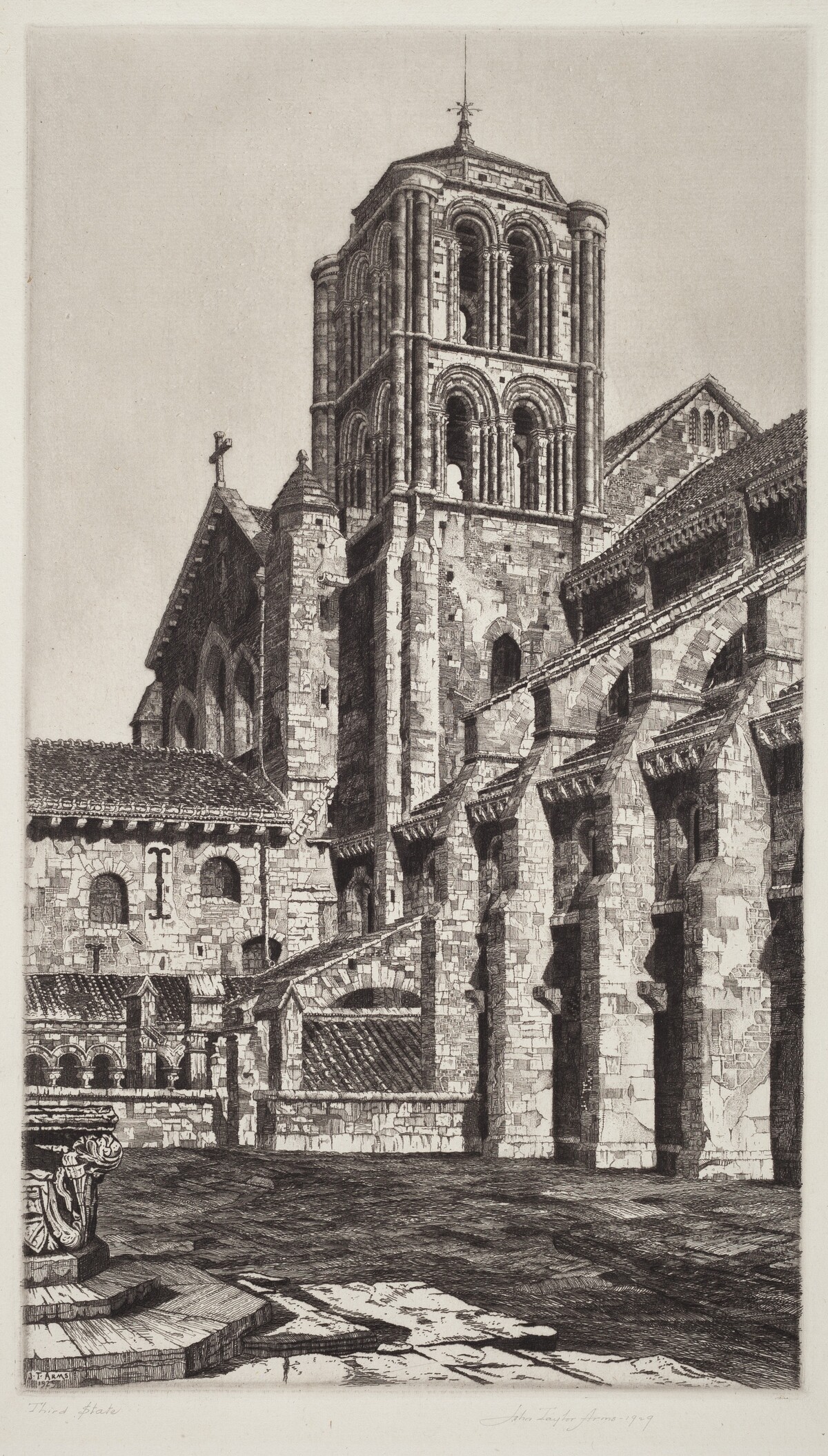 Bascilica of the Madeline, Vézelay by John Taylor Arms