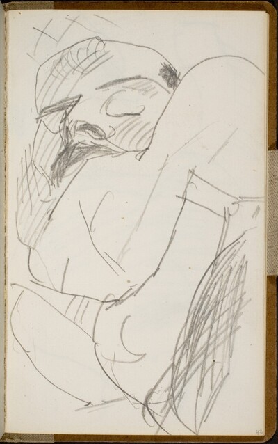 Schlafender Mann (Sleeping Man) [p. 43]