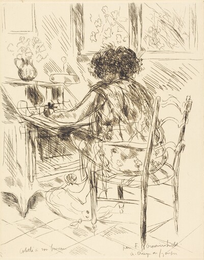 Colette a son bureau