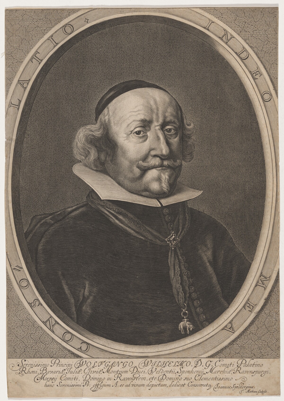 Wolfgang-Wilhelm, Count of Pfalz-Neuburg and Duke of Julich-Berg by Theodor Matham after Johann Spillberg