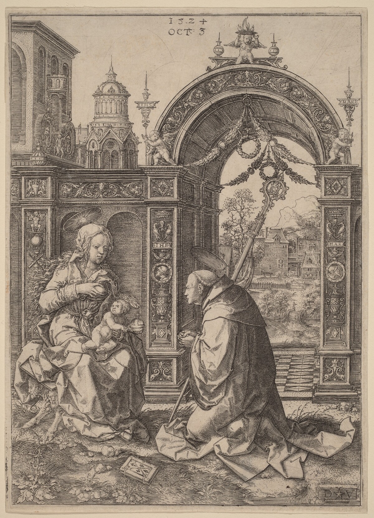 The Vision of Saint Bernard by Dirk Jacobsz Vellert
