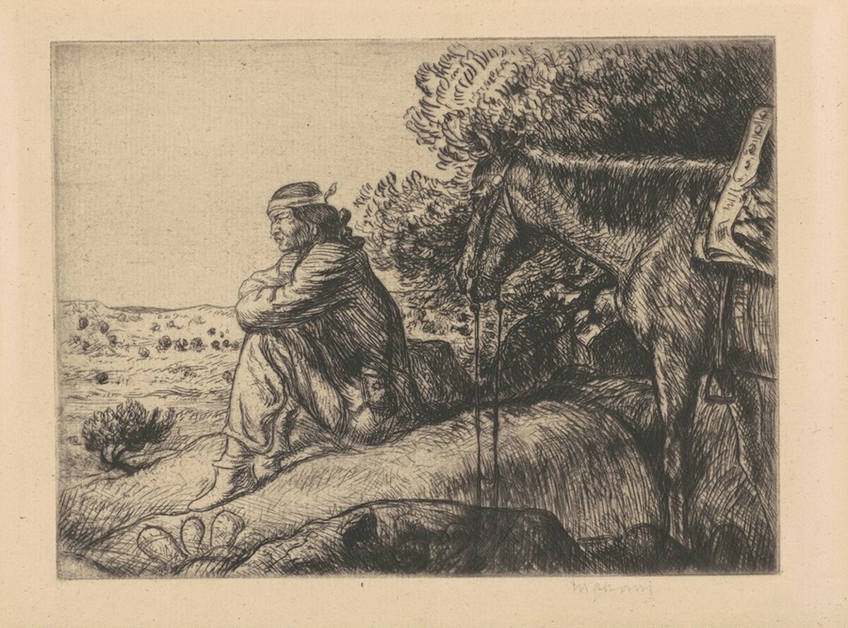 Navajo Lookout by Mahonri Mackintosh Young