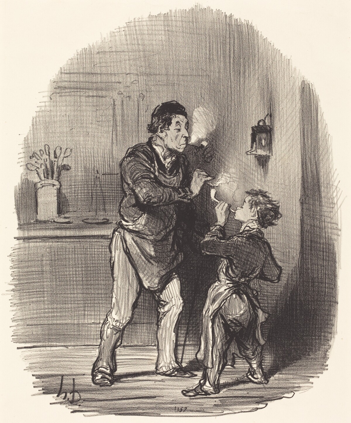 Le Chiffonnier philosophe by Honoré Daumier