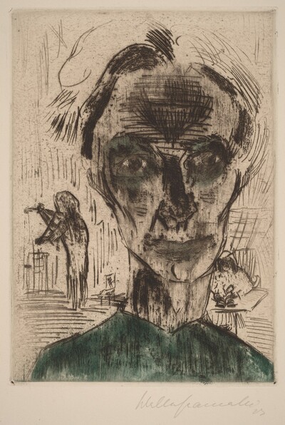 Man in a Room, Self-portrait