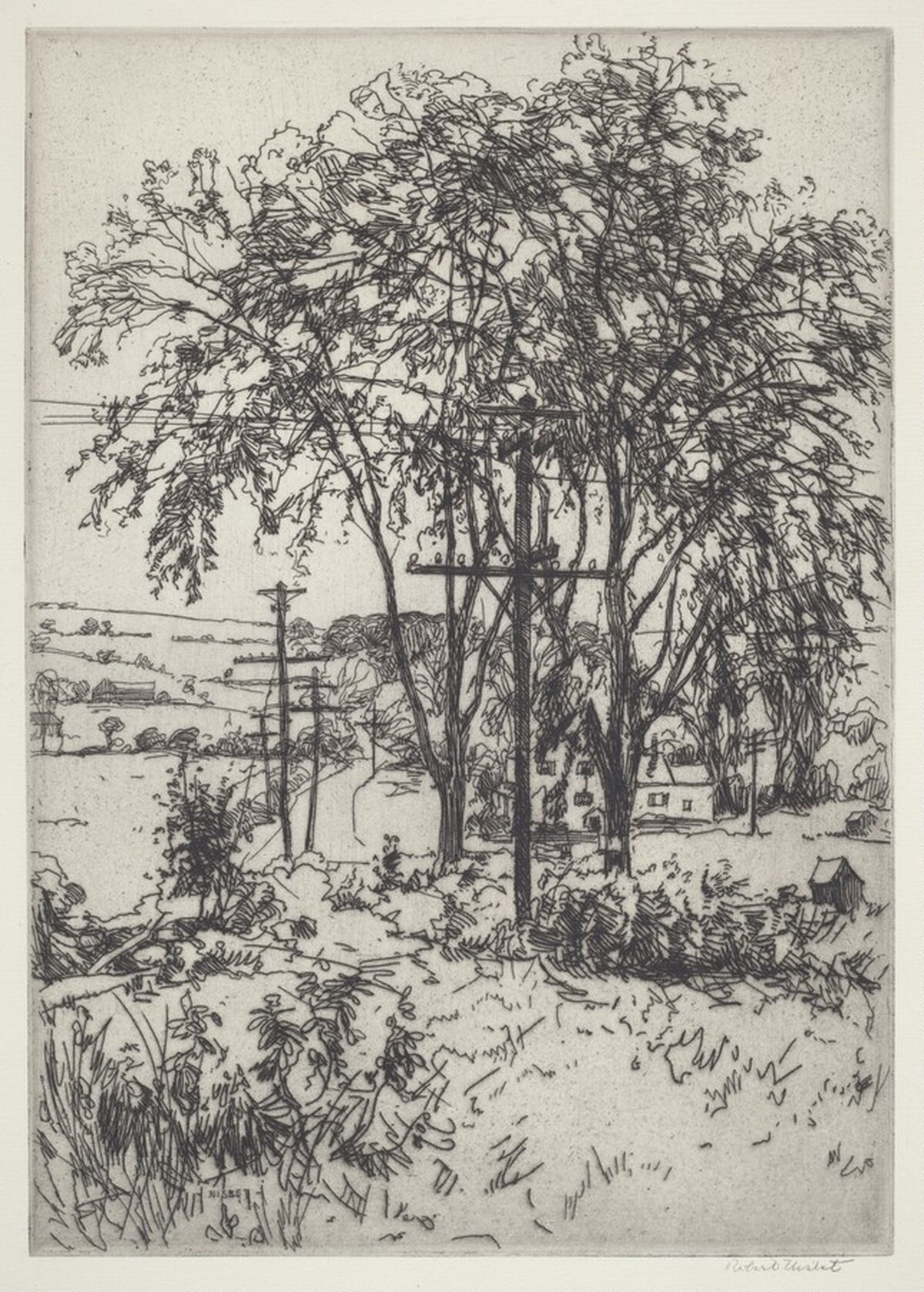 South Kent Cross Roads by Robert Hogg Nisbet