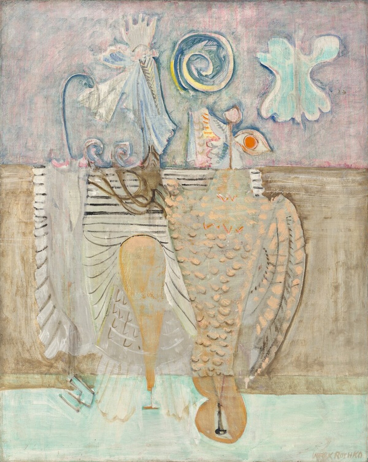 Hierarchical Birds by Mark Rothko