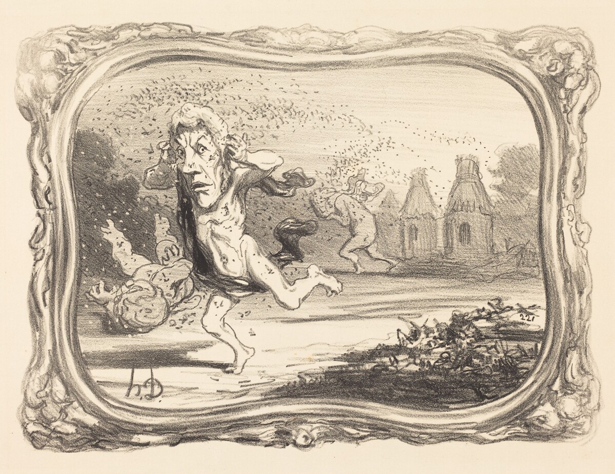 Les Curieux Punis by Honoré Daumier