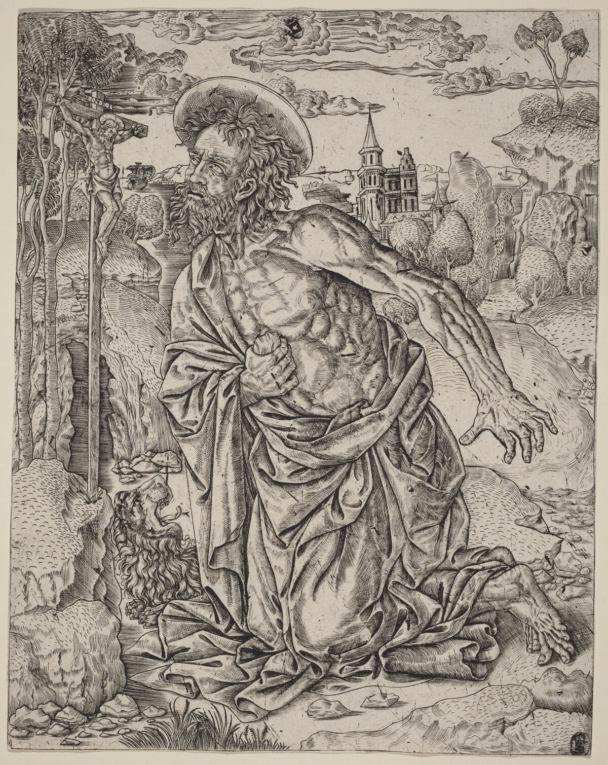 Saint Jerome in Penitence by Italian 16th Century