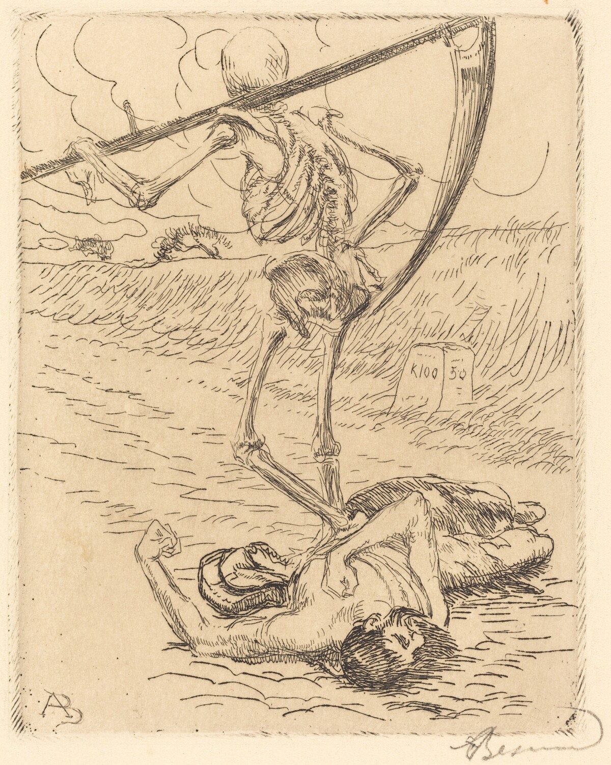 Indifferent (Indifférente) by Albert Besnard