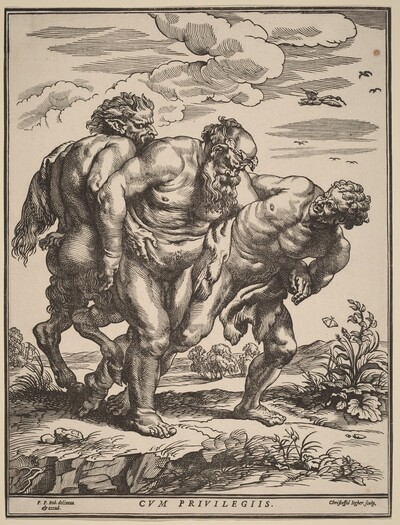 Silenus Accompanied by a Satyr and a Faun