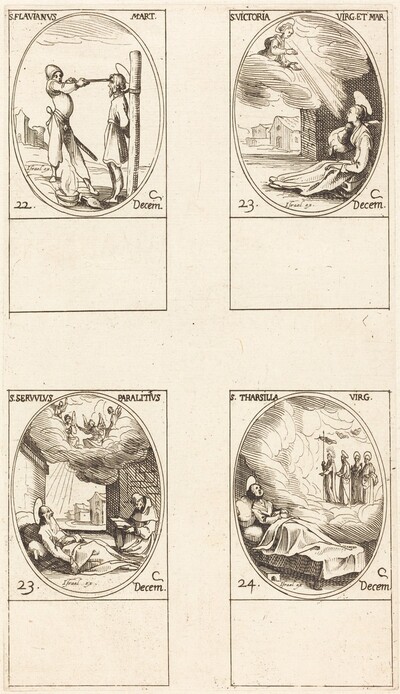 St. Flavian; St. Victoria; St. Servulus; St. Tharsilla