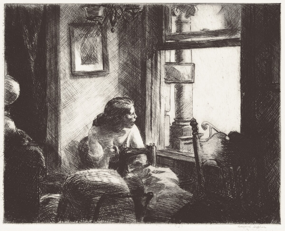 East Side Interior by Edward Hopper