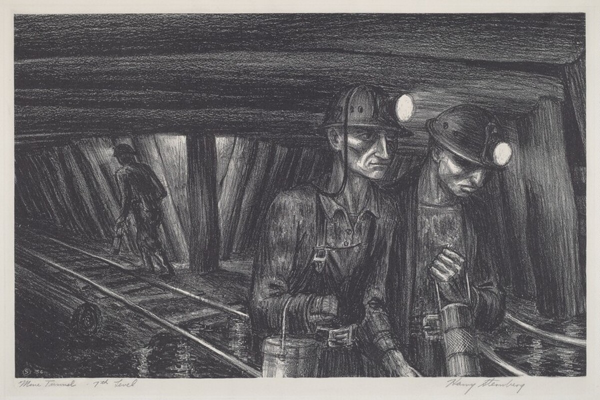 Mine Tunnel—7th Level by Harry Sternberg