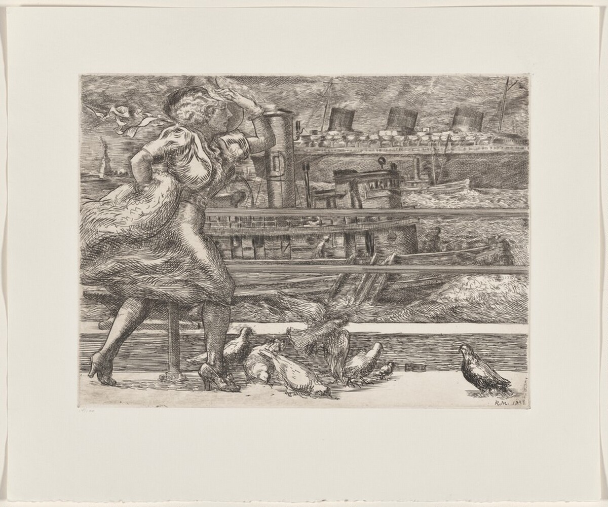 Battery (Belles) by Reginald Marsh