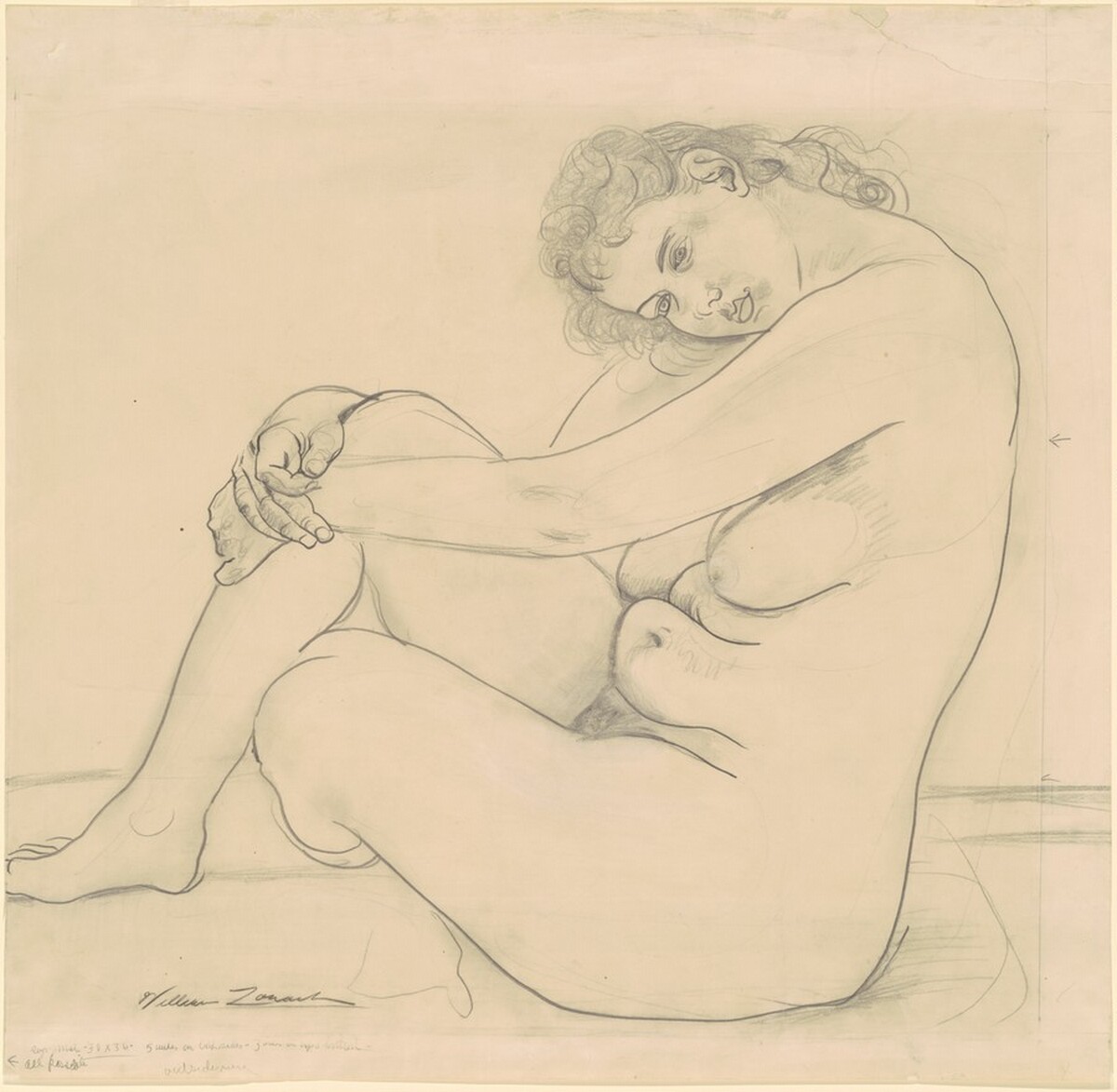 Reclining Woman by William Zorach