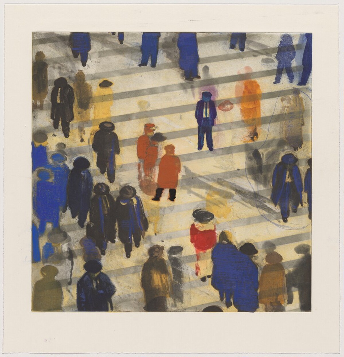 Station [working proof 14] by Christopher Brown